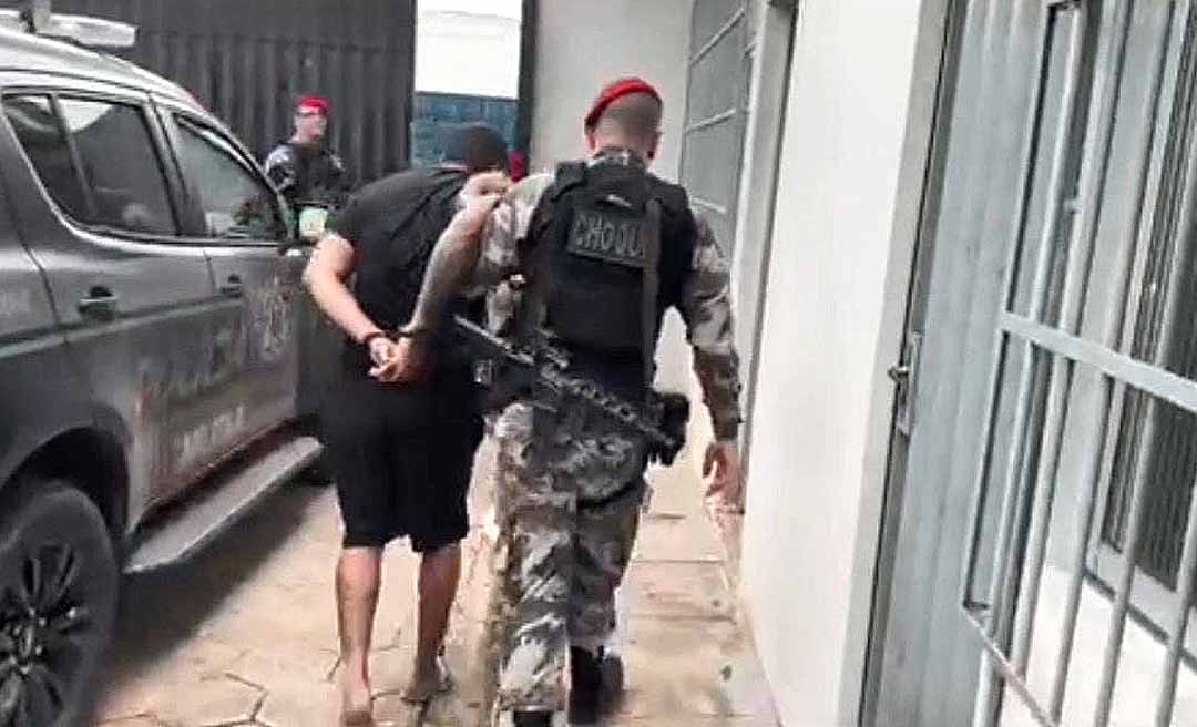 BOPE frustra entrega de drogas por veículo e prende suspeito no bairro Tancredo Neves, em Rio Branco