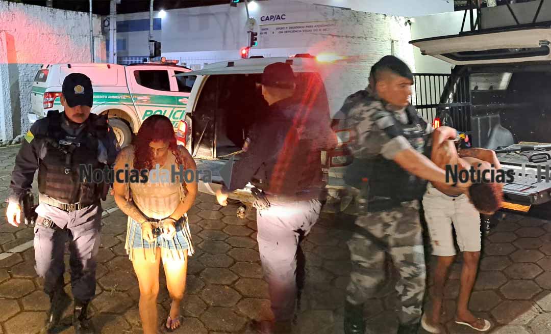 Irmãos são presos  por tráfico de drogas em casa abandonada no bairro Geraldo Fleming