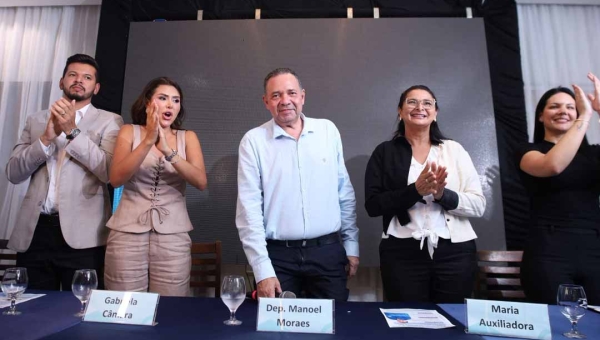 Manoel Moraes mostra força no 2º encontro de lideranças em Rio Branco, com participação de Gladson e Mailza por vídeo