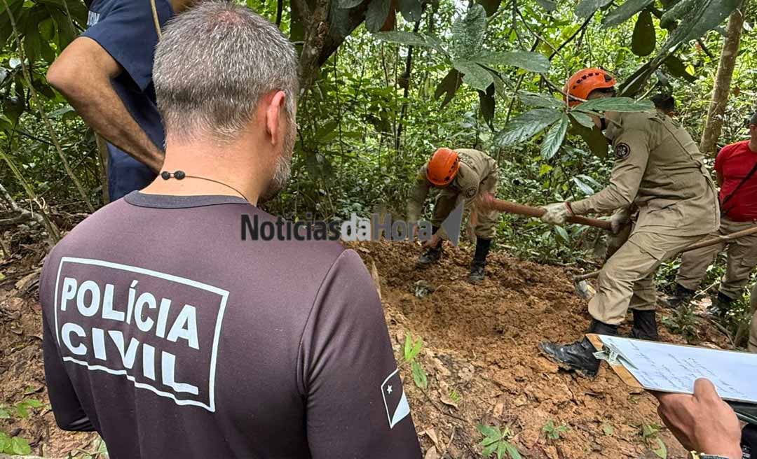 Cães farejadores ajudam a localizar ossada de homem desaparecido em área de mata no Segundo Distrito de Rio Branco