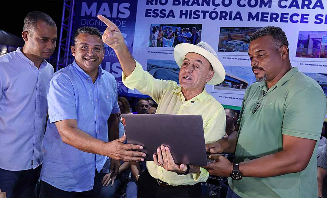 “Rio Branco hoje não é a mesma de quando eu entrei”, diz Bocalom ao inaugurar segundo viaduto da Capital