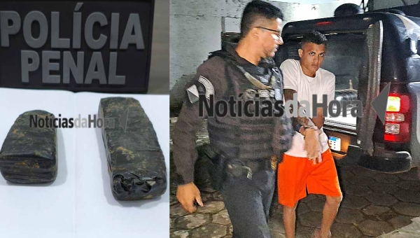 Detento é flagrado com droga escondida em lâmpada de cela no pavilhão E do presídio de Rio Branco
