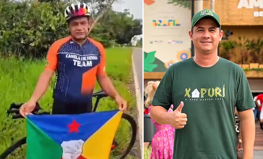 Ciclista diz que Xapuri deixou de ser representada em competição na Capital por falta de apoio do prefeito Maxsuel Maia