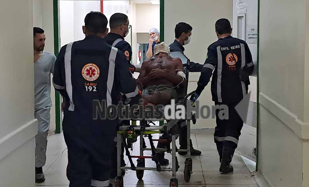 Homem é atacado a golpes de terçado e fica gravemente ferido na zona rural de Porto Acre