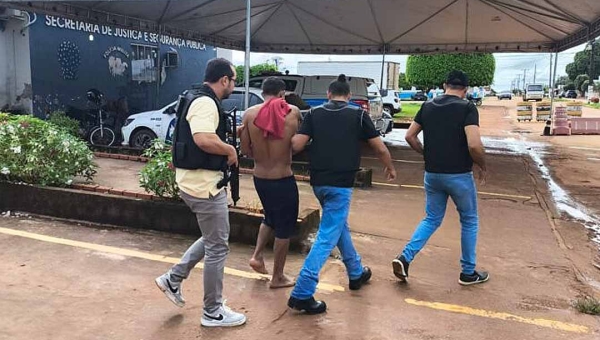 Suspeito de tentativa de homicídio reage com terçado, mas acaba preso pela Polícia Civil em Acrelândia