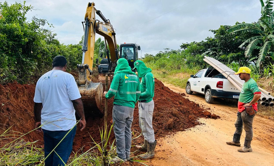 Governo e prefeitura realizam expansão da rede de água em Assis Brasil e beneficiam famílias no bairro KM 2