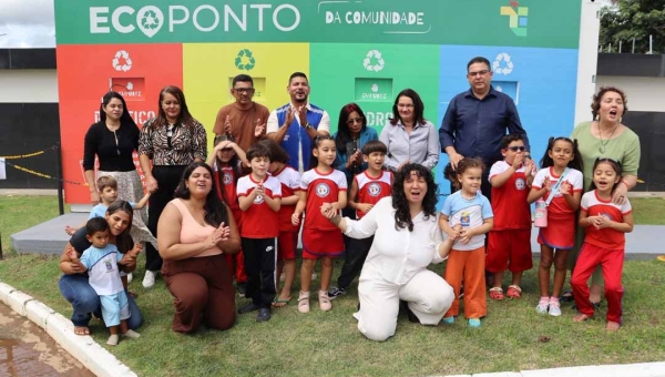 Com ação educativa, TCE-AC inaugura Ecoponto para descarte de materiais recicláveis