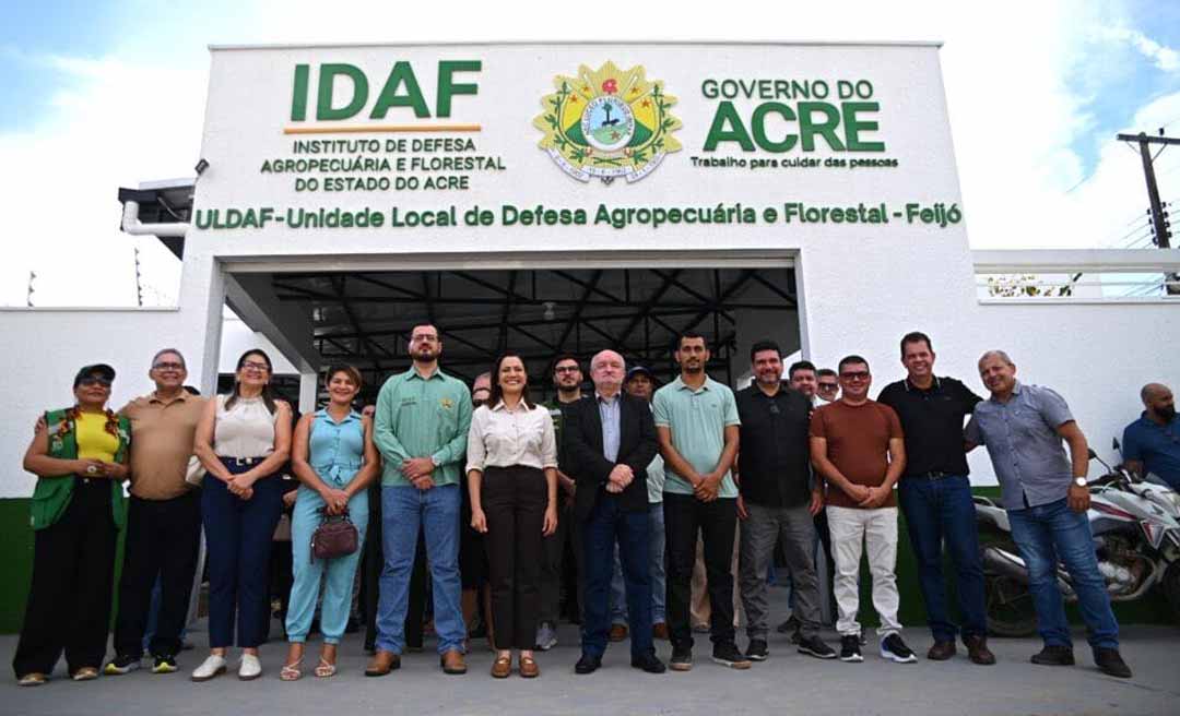 Para reforçar o apoio ao setor produtivo, governadora Mailza entrega reforma da unidade do Idaf em Feijó