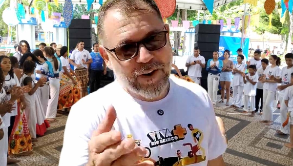 “Viva mais Rio Branco, é a primeira edição de muitas", diz prefeito Alysson ao celebrar evento no Centro da Capital