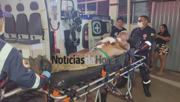 Tiro acidental durante caçada deixa colono gravemente ferido na zona rural de Capixaba