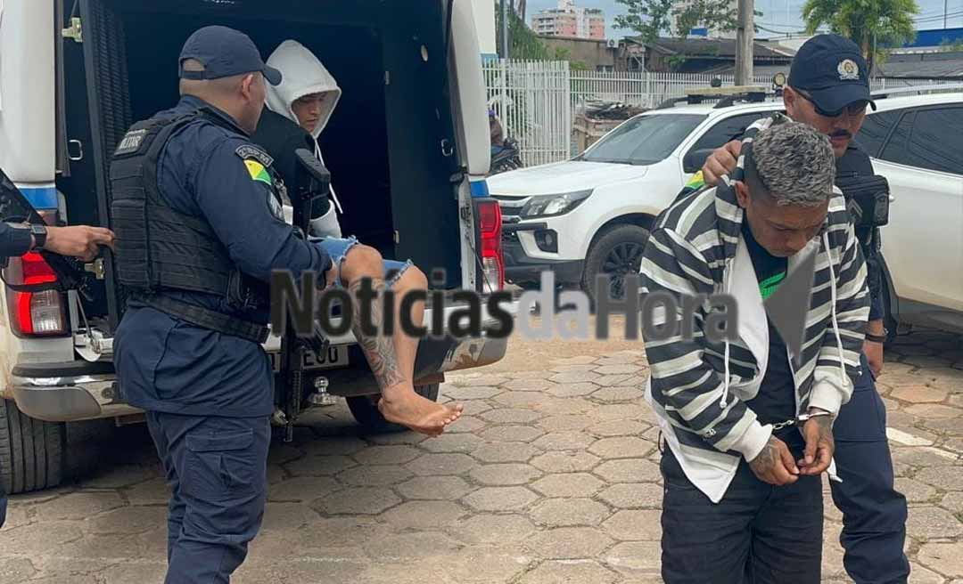 Cerco da PM termina com mais de 6 quilos de droga apreendidos e dupla presa após fuga em Rio Branco