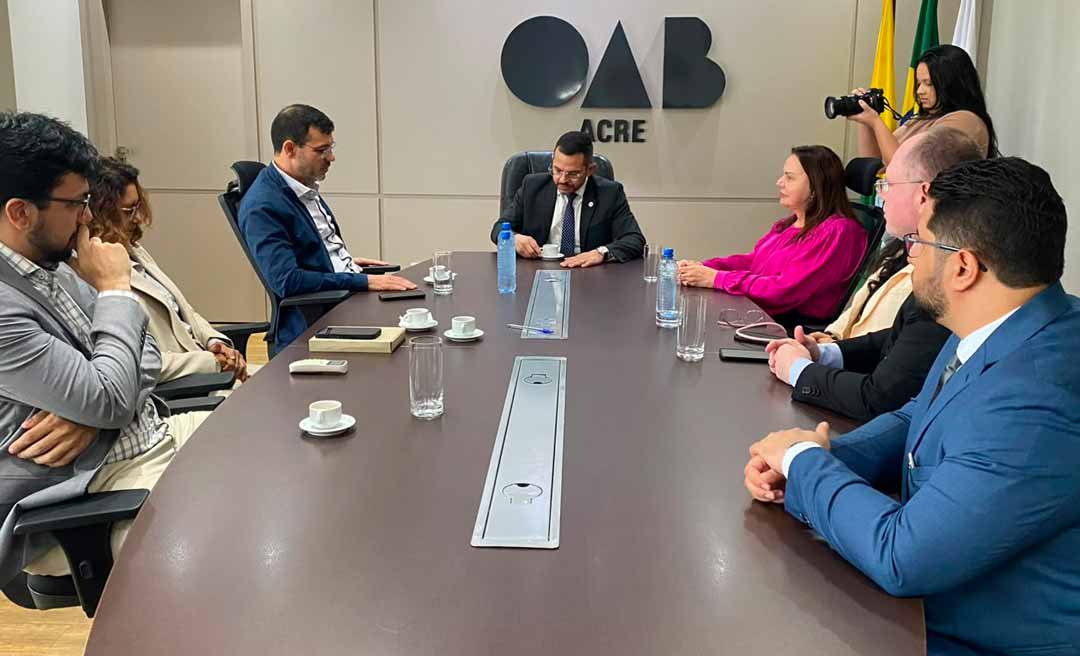 Thor Dantas se reúne com direção da OAB Acre e defende participação da advocacia na discussão de propostas para o estado