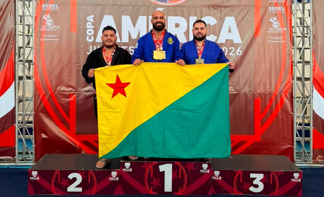 Atletas da RF TEAM conquistam títulos na Copa América Internacional de Jiu-Jitsu e levam o nome do Acre ao pódio